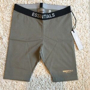 Mens Fear of God Essentials Athletic Biker Short Size Small